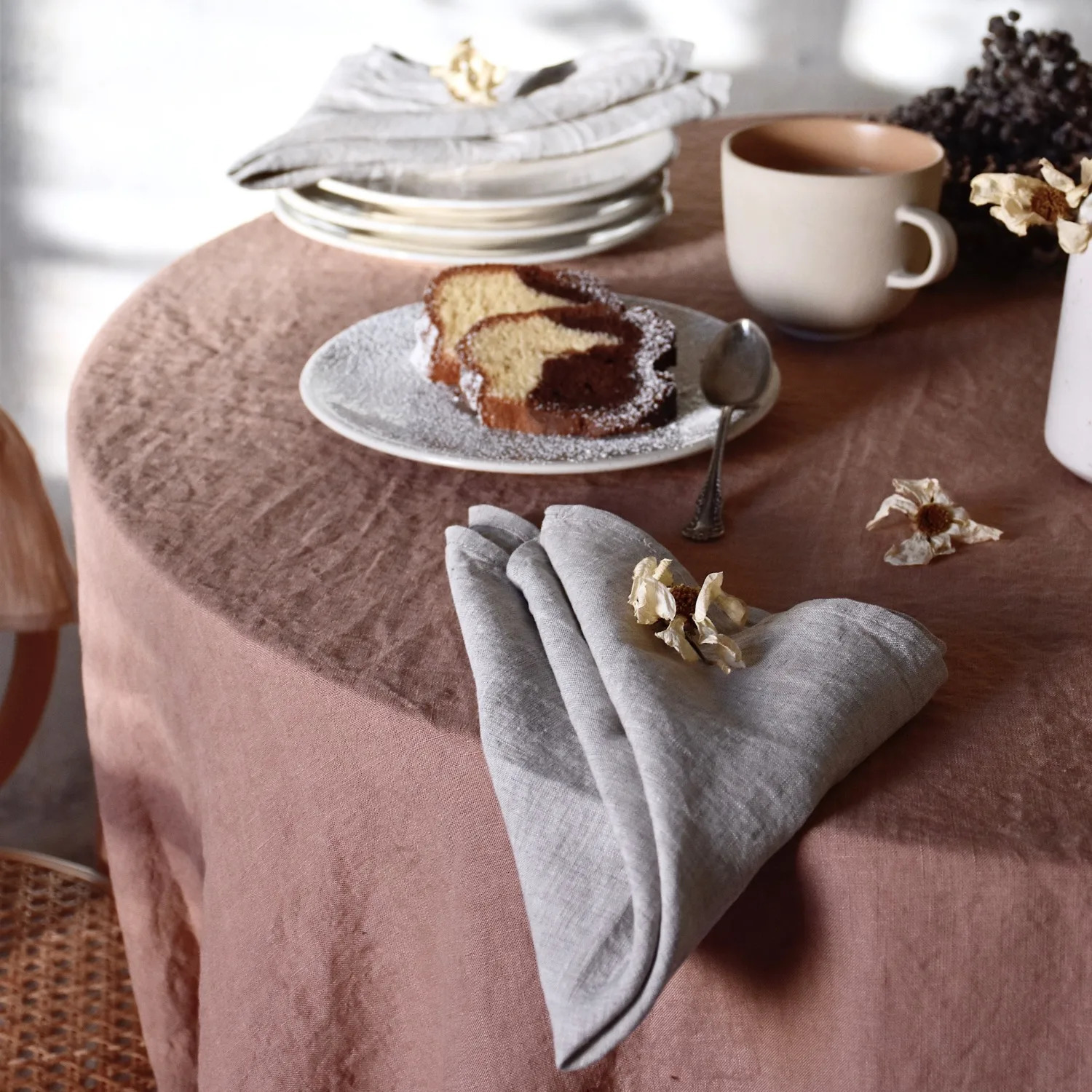 Table Cloth 100 Pure Linen Solid Color Round Cover Natural Fabric Tablecloth for Kitchen Dining Room Party Holiday Tabletop Decor 231020