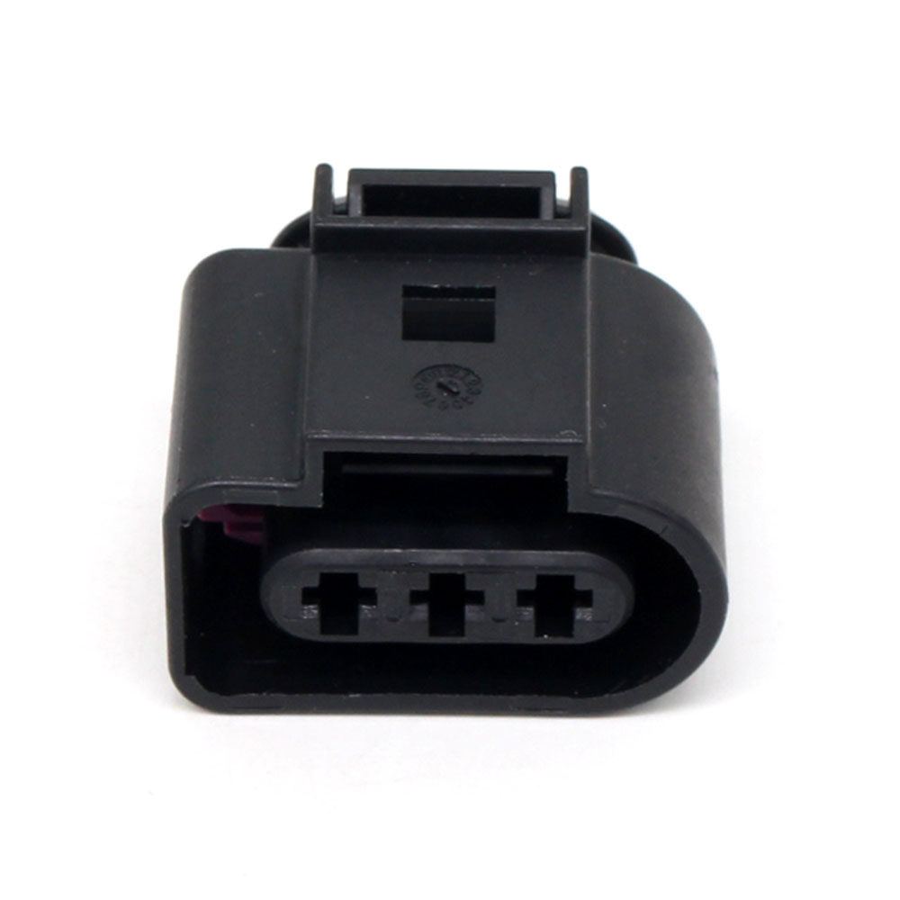 1J0973723 FEP 3 Pin Female Waterproof Auto Wire Harness Connector For Audi VW SKODA