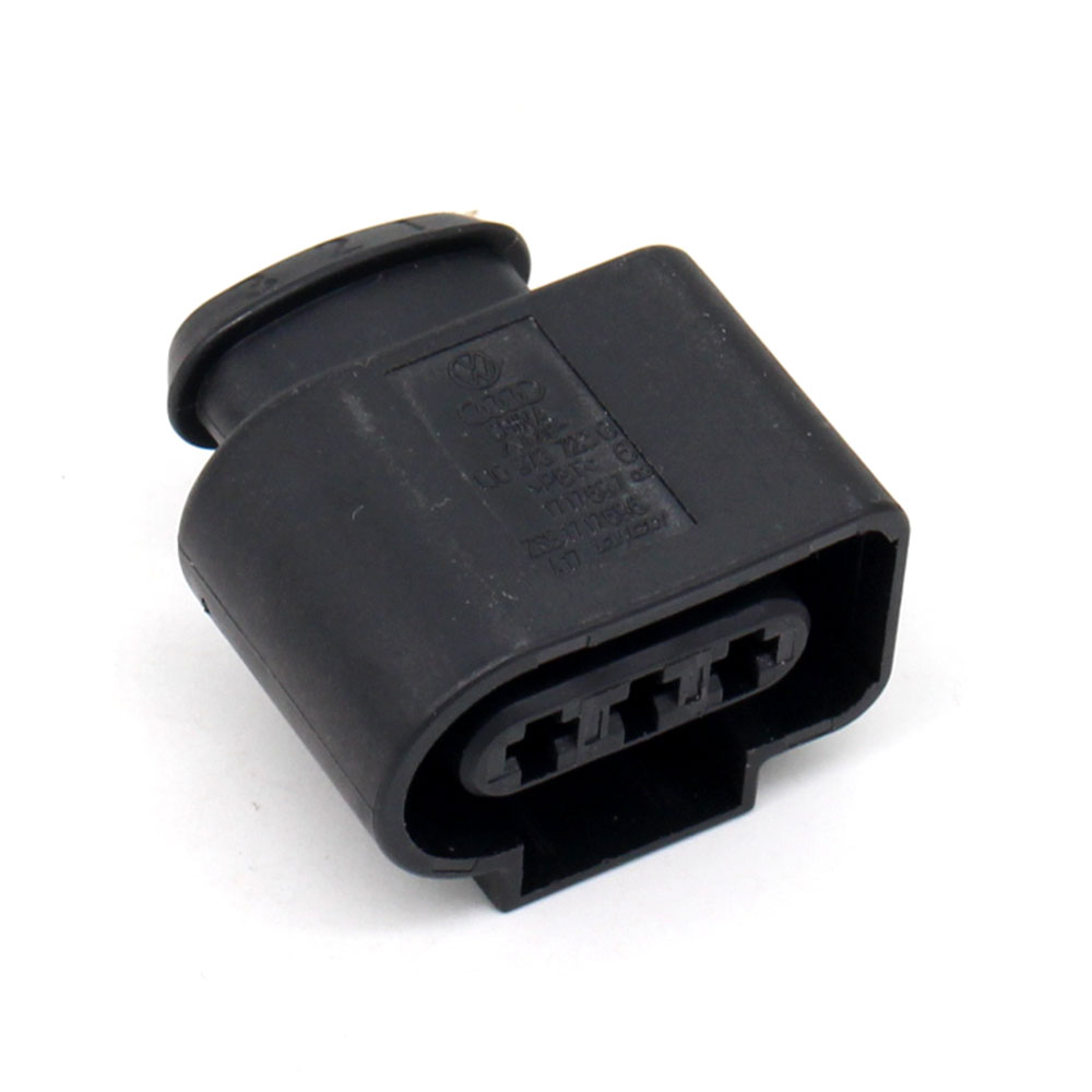 1J0973723 FEP 3 Pin Female Waterproof Auto Wire Harness Connector For Audi VW SKODA