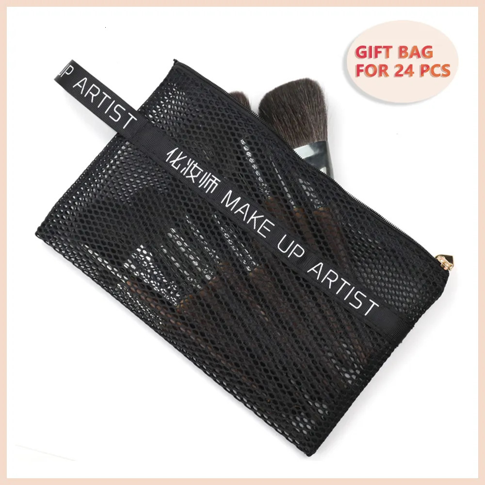 Makeup Brushes OVW Natural Goat Hair Makeup Brushes Set Professional Kit brocha maquillaje pedzle do makijazu blending smudging brush shader 231102