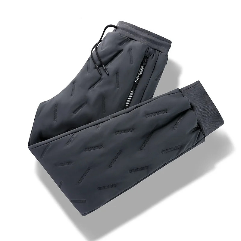 Men's Pants Lamb Fleece Casual Winter Thick Warm Plus Size Loose Sports Footpants Down Cotton cargo pants men streetwear 231020