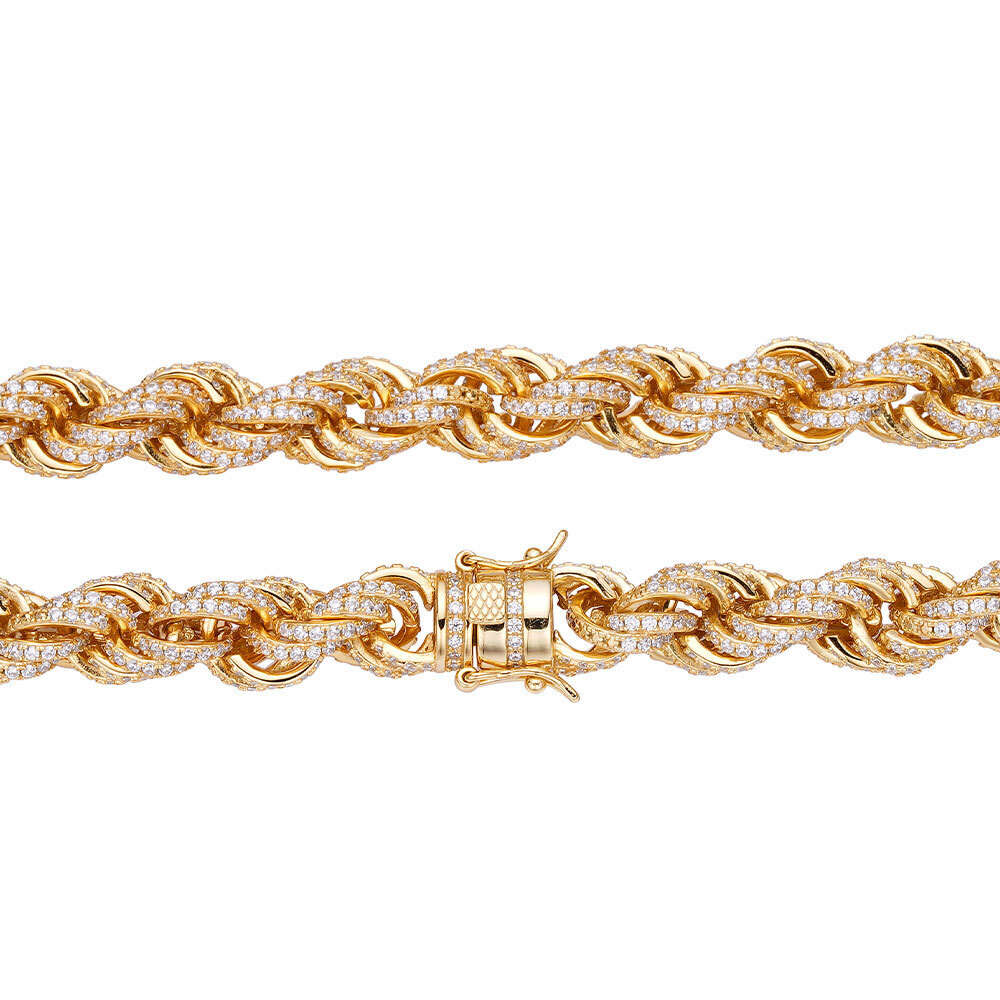 necklace moissanite chain Hip Hop Sier VVS D Color Moissanite Bracelet Bangle Anklet Necklace Choker Men Jewelry Iced Out