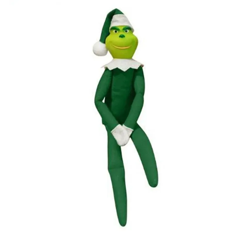 Christmas Decoration New Stuffed Animals Green Monster Grinch Plush Doll Figure Toy 1020