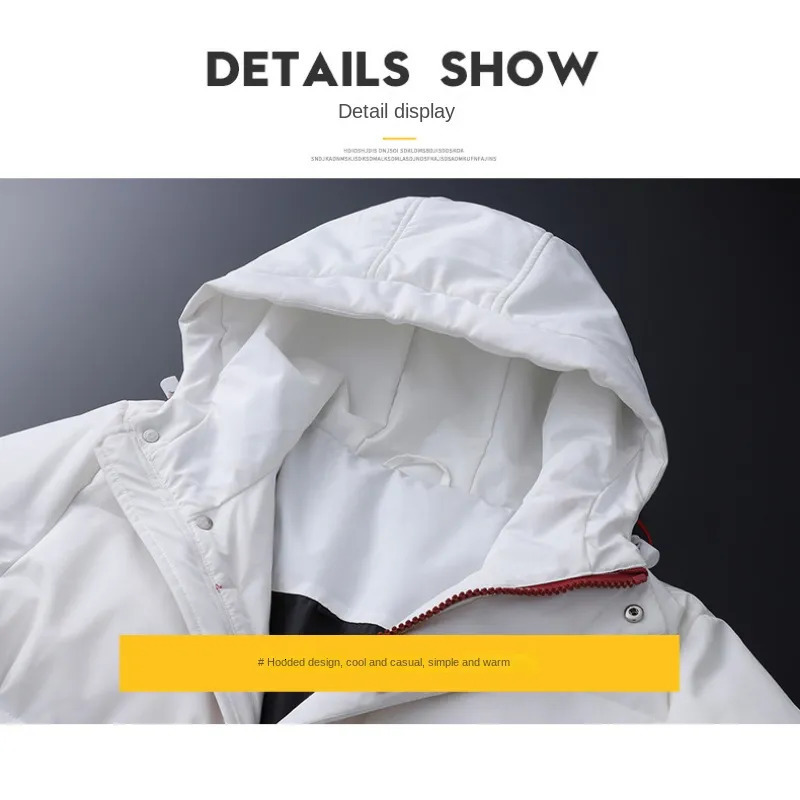 Men's Vests Winter Thick Warm Waterproof Jacket Down Long 86 White Duck Hooded Parka S3XL 231020