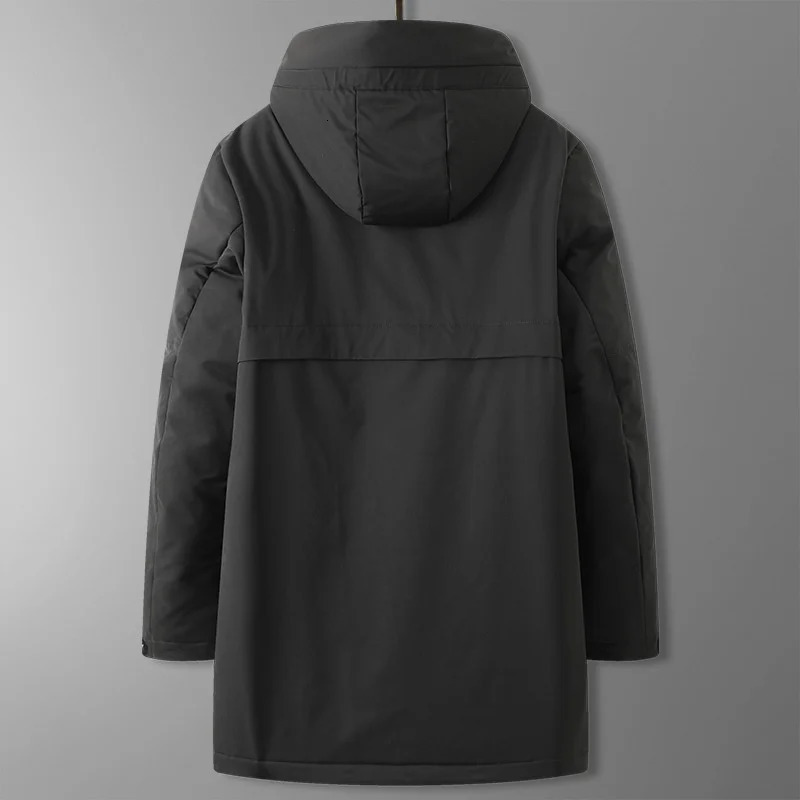 Men's Vests Winter Thicken Men Down Coat Man Parkas Oversize Fat Guy Loose Medium Long Hooded Jacket High Quality Puffer 231020