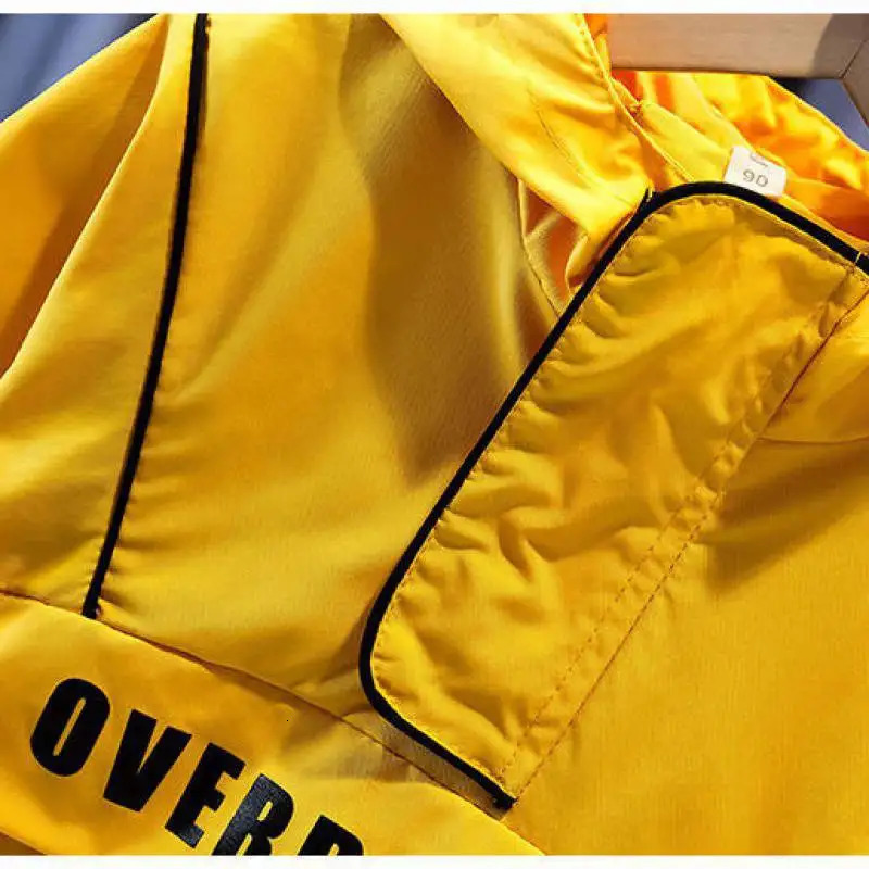 Clothing Sets Spring Summer Toddler and Baby Boys HoodiePant Sets Drawstring Hooded Half Zip Children Outerwear Kids Outfits 1-10 Years 231020