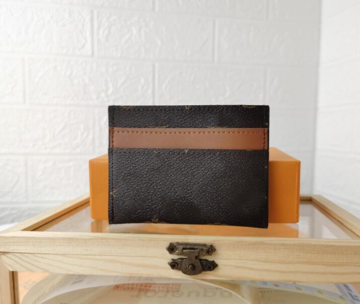 Card Holders Credit Card Holder Wallets & Holders Classic Men Women Mini Small Wallet High Quality Slim Bank Cardholder With Box Total 5 Card Slot 562170