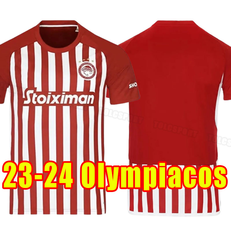 2023 2024 Olympiacos Piraeus Soccer Jerseys Greece Olympiakos UI JO HWANG MASOURAS OLEG KUNDE BIEL MARCELO JAMES BAKAMBU EL ARABI VALBUENA 23 24 football shirt