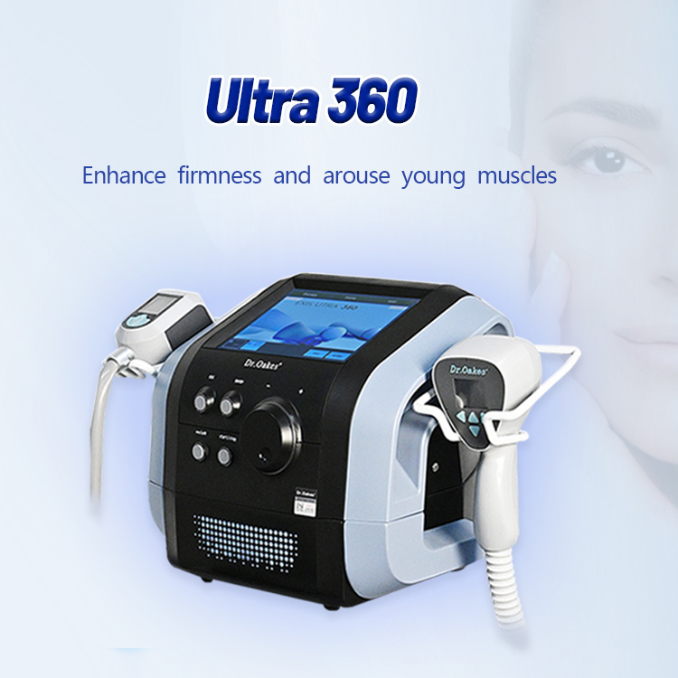 RF Ultrasound 2 in 1 Skin Elasticity Enhance Face Lifting Firmness Increase Wrinkle Elimination Anti-aging Beauty Equipment with 2 Handles