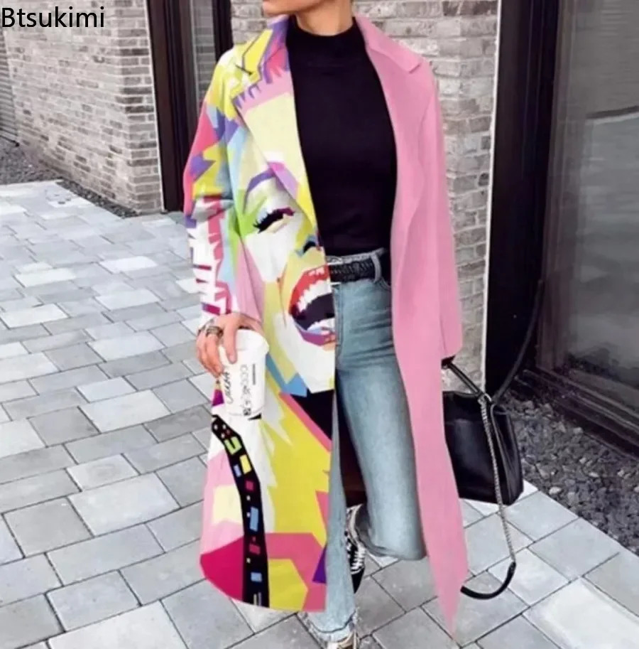 Womens Wool Blends Autumn Winter Women Warm Jackets French Style Long Coats Padded Overcoat Elegant Plaid Clothing S5XL 231020