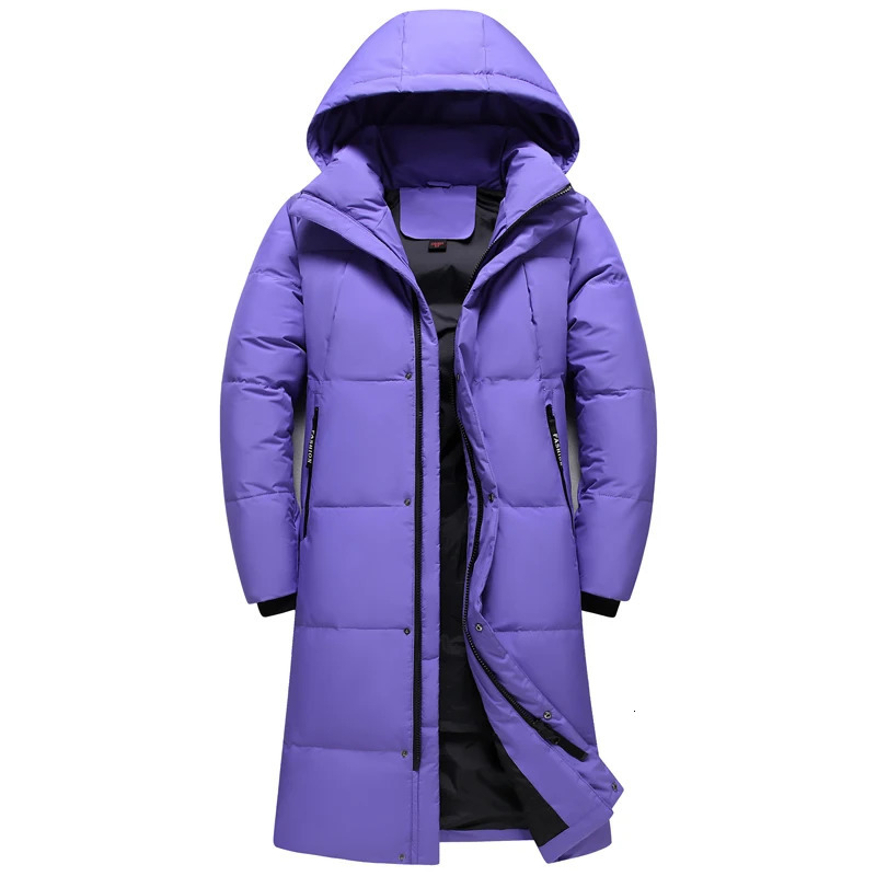 Men's Vests 2023 Arrival Winter Down Jackets Men Overcoat Fashion Thicken Warm 90 White Duck Coats for Hooded Black Long Parka 231020
