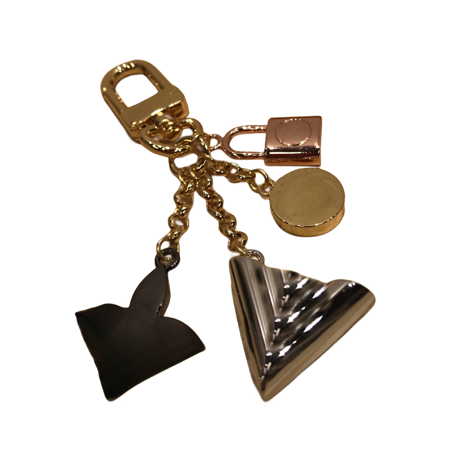 PADLOCK BAG CHARM KEY HOLDER Parts Accessories Designer Keyring Fashion Keyholder