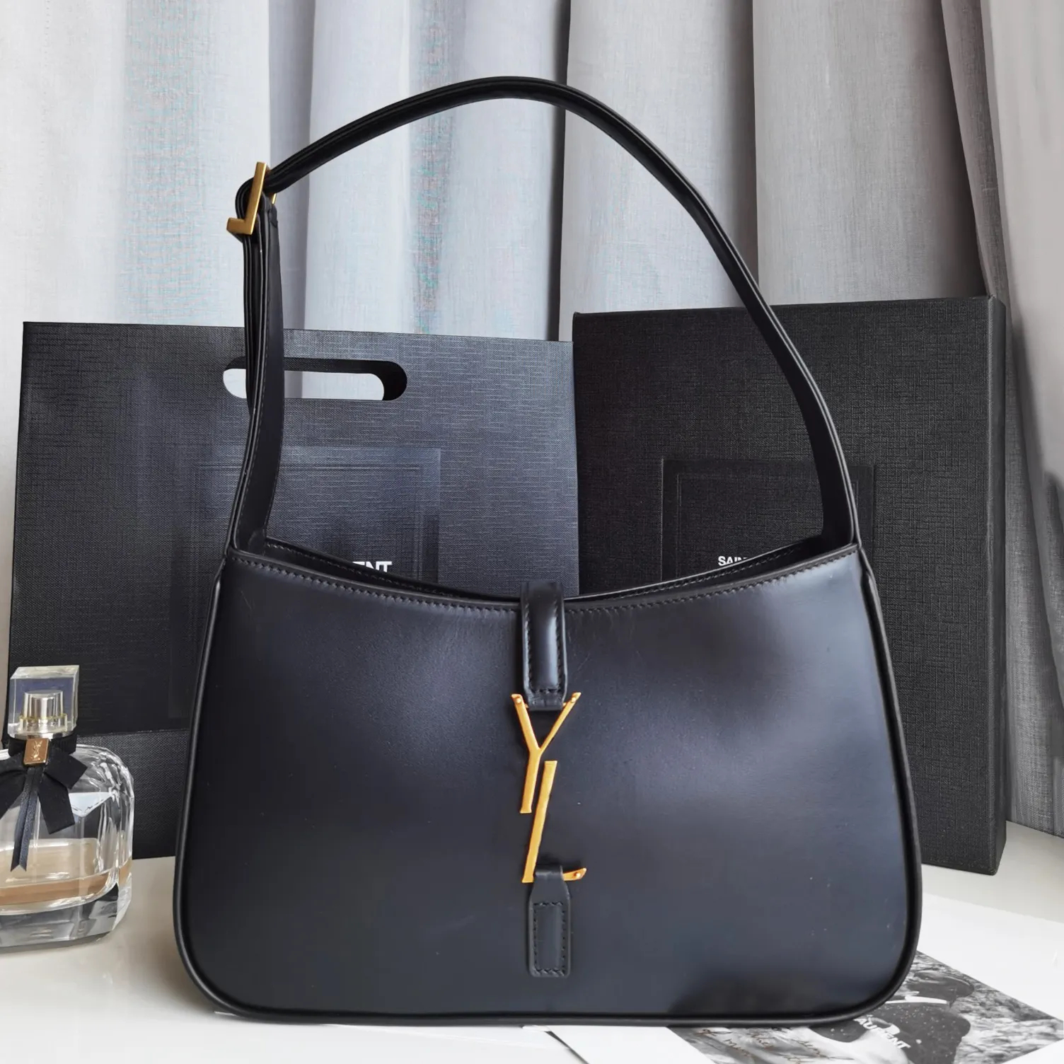5A designer bags Genuine Leather cleo handbags shoulder bags high quality real belt strap wallets Hobo shoulder bag women's Crossbody Clutch