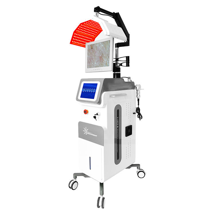 Multifunction Red Light Therapy Device Photodynamic Pdt Led Face Facial Pdt Skin Rejuvenation Pdt 7 Color Lights Led Photon Therapy Facial Therapy Equ