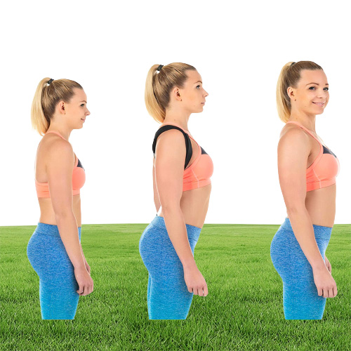 WorthWhile Posture Corrector Adjustable Back Brace Shoulder Protector Belt Support Men Women Gym Fitness Back Care Guard Strap