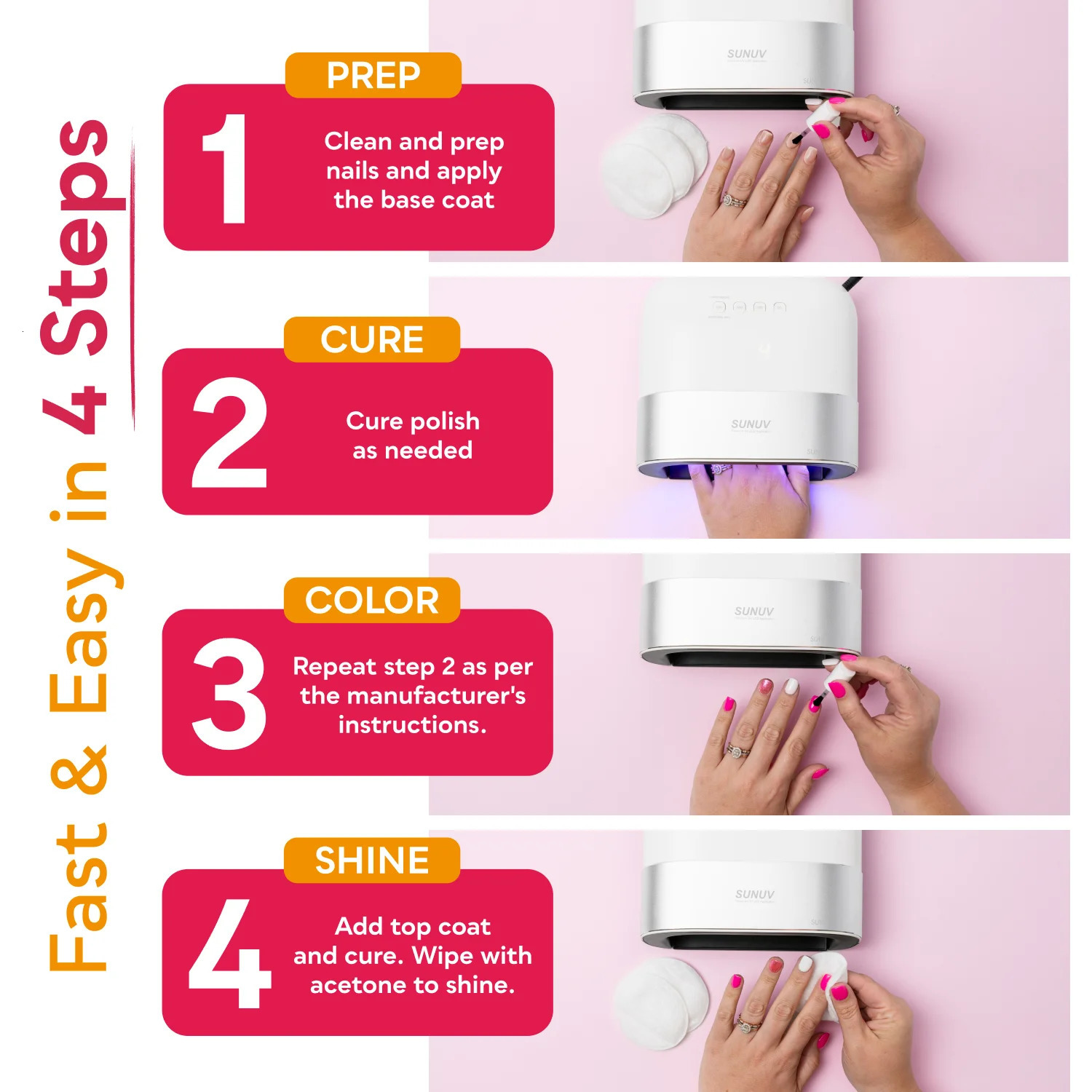 Nail Dryers SUNUV SUN3 Dryer Smart 2 0 48W UV LED Lamp with Timer Memory Invisible Digital Display Drying Machine 231020