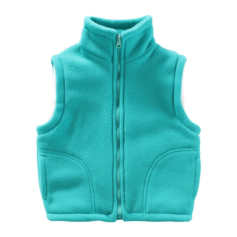 Waistcoat 3 to 10 Years Teenager Outwear Waistcoats Sleeveless Jackets Children's Vest For Boy Girl Polar Fleece Baby Kid Vest Warm Winter 231020