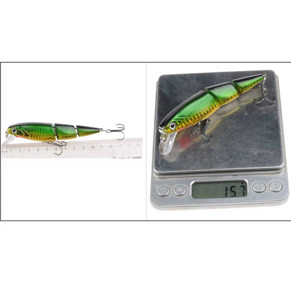 Baits Lures 1PCS Wobblers Fishing Lure Multi-section Hard Bait110mm 15g Artificial Bait Minnow Lure Crankbait Perch Carp Fishing Tackle Lure 231020