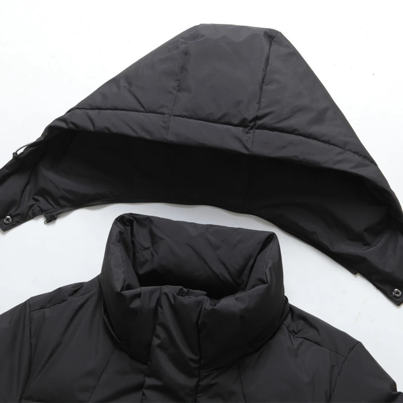 Men's Vests 2023 Arrival Winter Down Jackets Men Overcoat Fashion Thicken Warm 90 White Duck Coats for Hooded Black Long Parka 231020