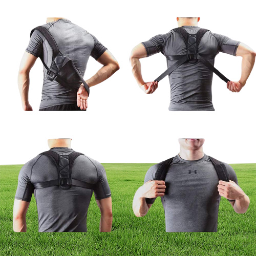 WorthWhile Posture Corrector Adjustable Back Brace Shoulder Protector Belt Support Men Women Gym Fitness Back Care Guard Strap