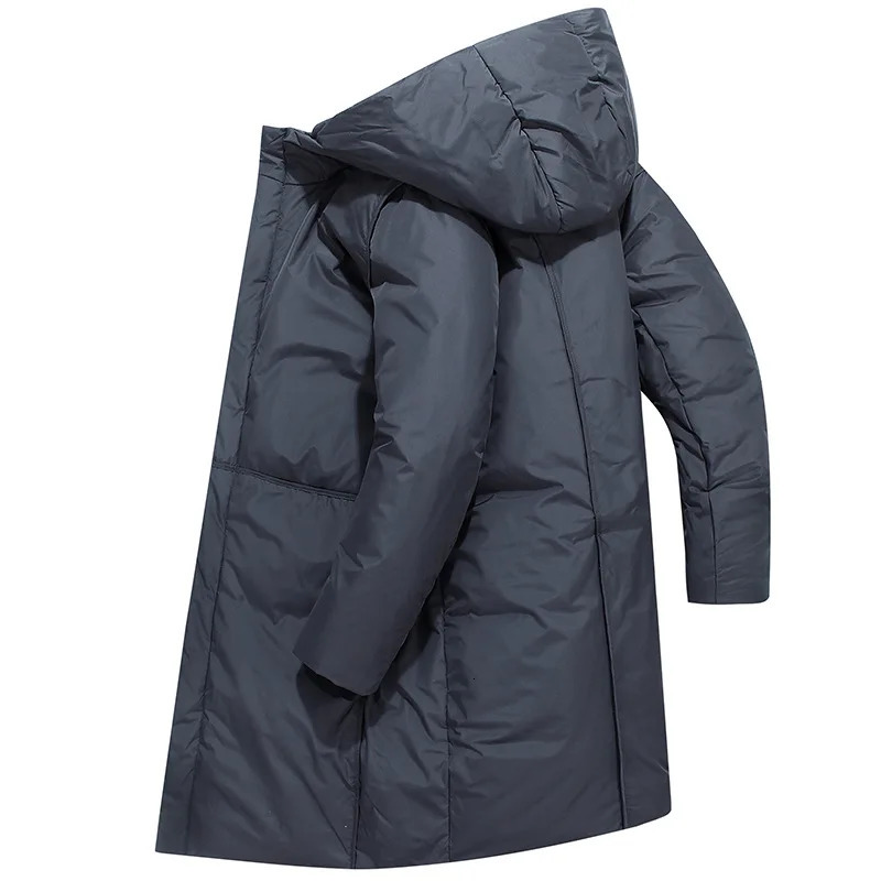 Men's Vests Winter Fashion Clothing Long Hooded Down Jacket Youth Male Warm White Duck Puffer Jackets Outdoor Windbreaker 231020