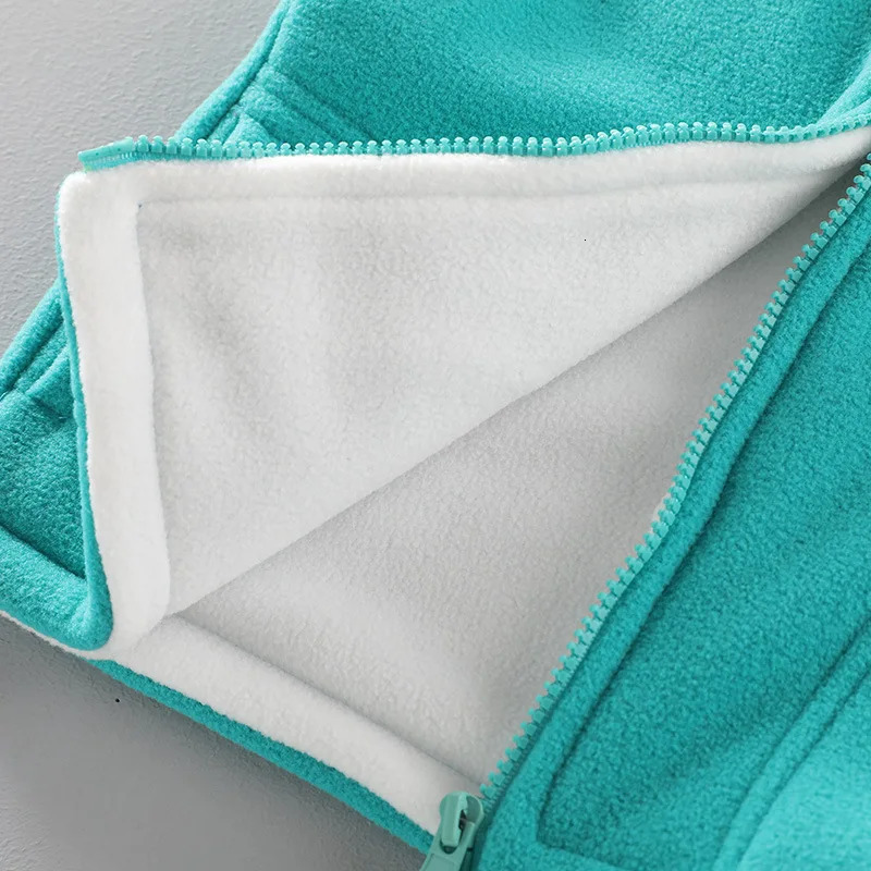 Waistcoat 3 to 10 Years Teenager Outwear Waistcoats Sleeveless Jackets Children's Vest For Boy Girl Polar Fleece Baby Kid Vest Warm Winter 231020