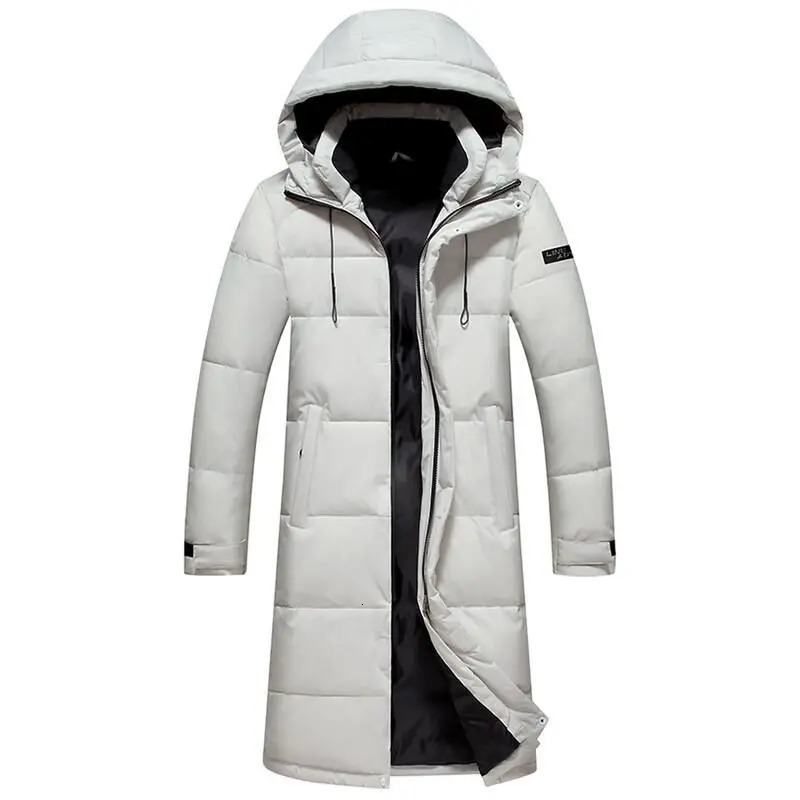 Men's Vests Long Down Jackets Men Women Winter Fashion Withe Duck Mens Coats Thicken Hooded Windproof Overcoat Male 231020