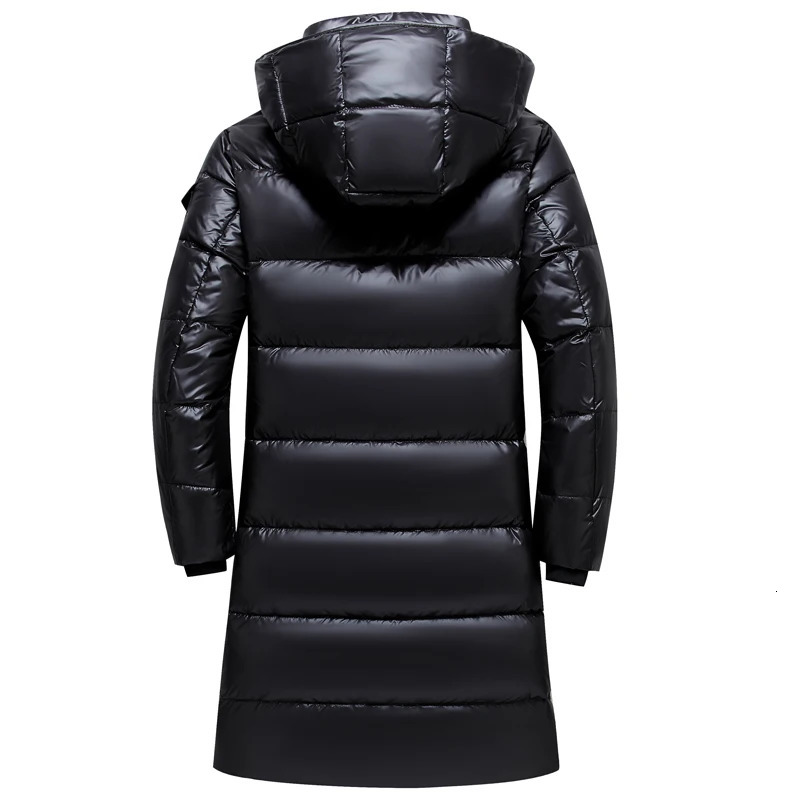 Men's Vests 2023 Winter Down Jacket Long Thicken Warm 90 White Duck Coat Men Puffer Hooded Parka Black Outwear 231020
