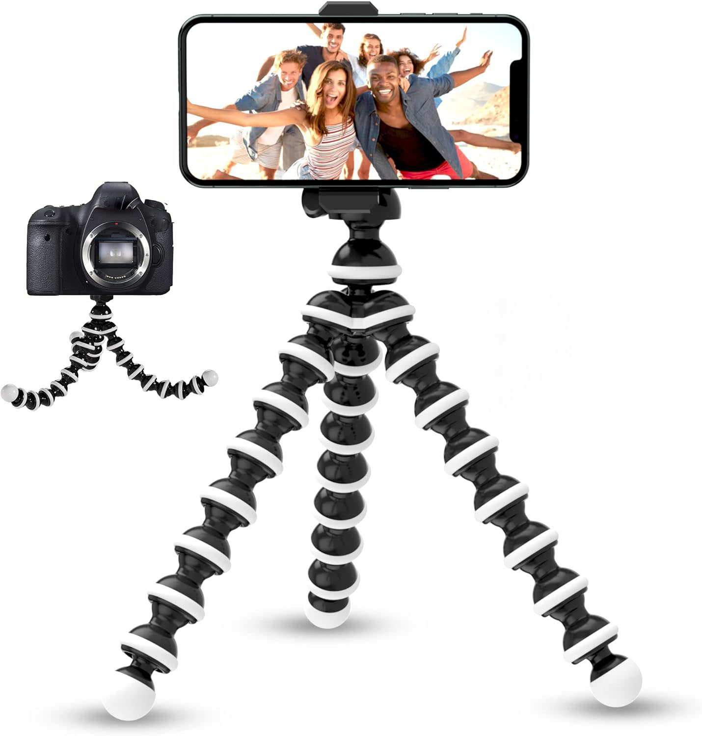 Mini Octopus Tripod Stand Flexible Gorillapode Camera Table Desk Holder For iphone Huawei Samsung Galaxy Note S23 S22 S21 S20 Xiaomi Canon Nikon Sony 