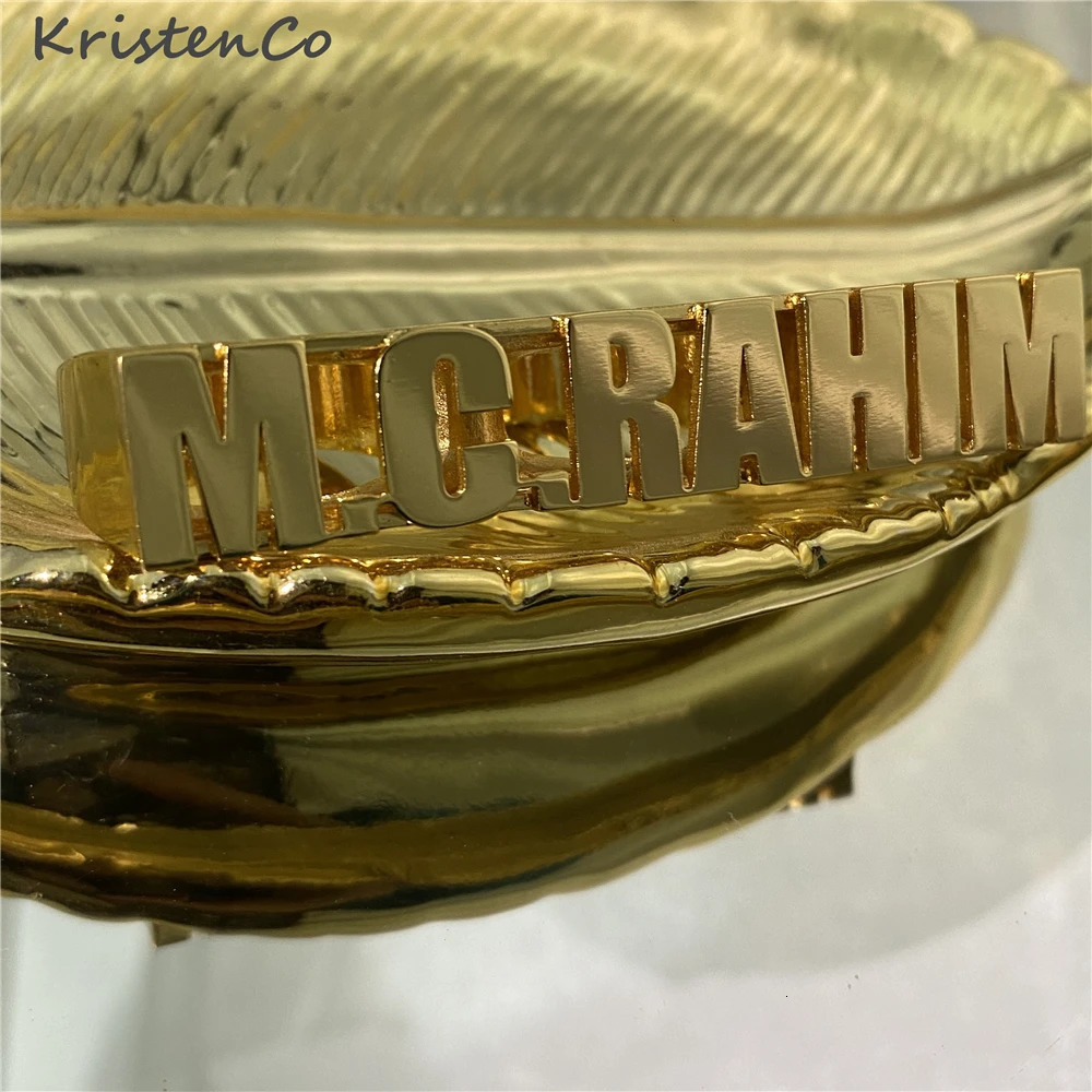 Wedding Rings KristenCo Custom Name Rings Gold Personality Hip Hop Ring One/Two/Three finger Men Fashion Punk Letter Ring Gifts 231021