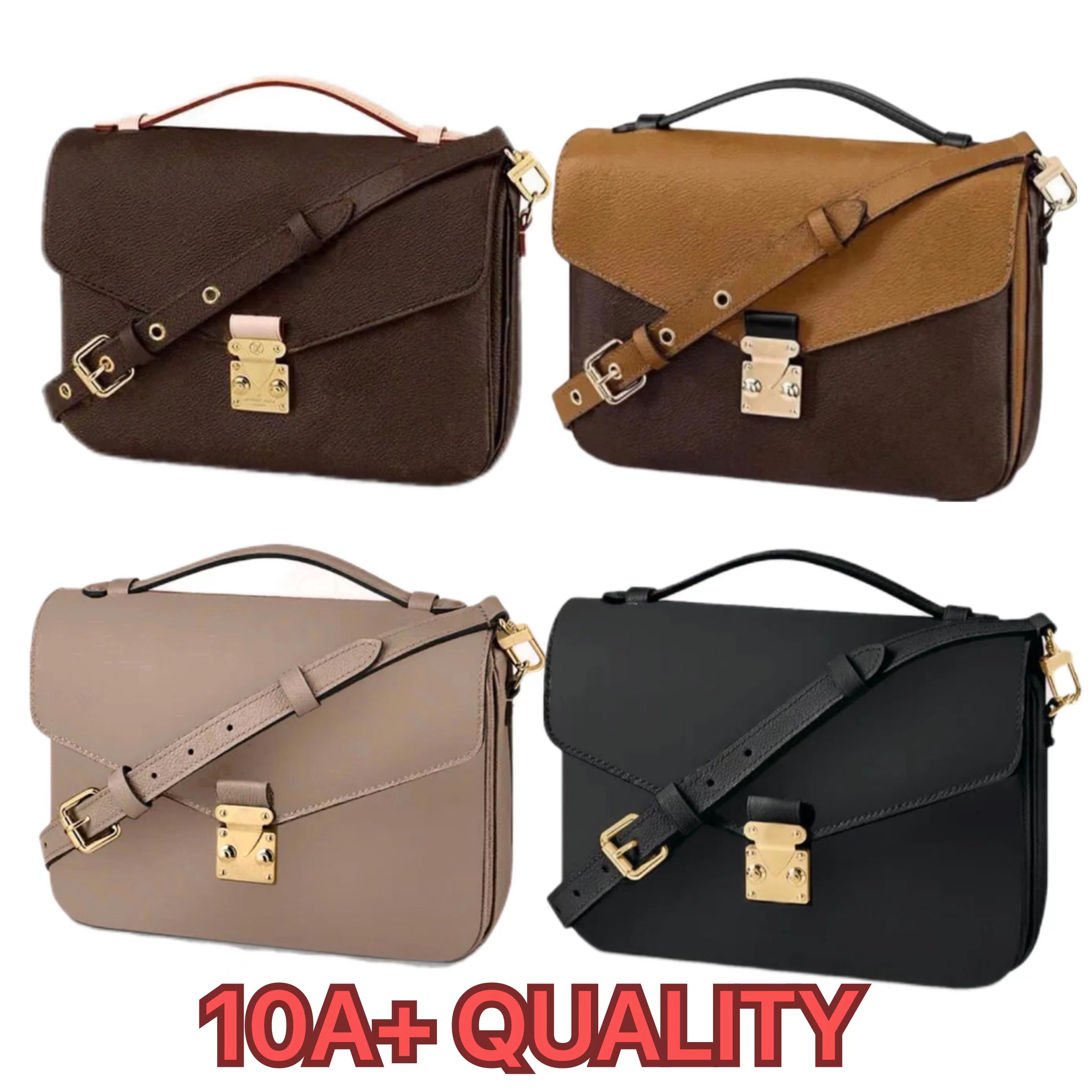 Messenger bag metis designer shoulder bags women chain handbag luxury purse woman bag Check Casual vintage pouch black embossed dicky briefcase Borsa cross body