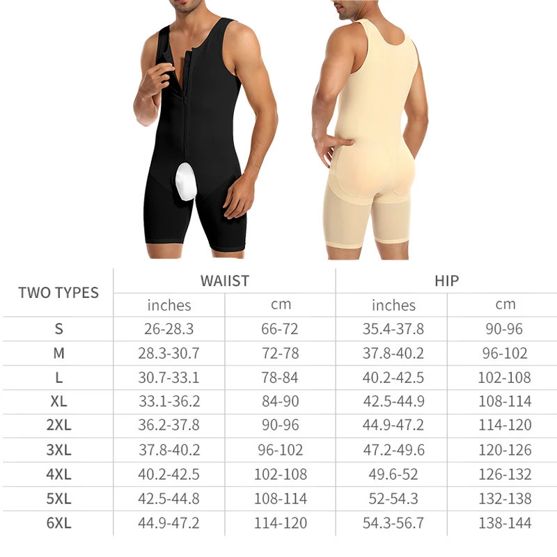 Waist Tummy Shaper Men Shapewear with Butt Pads Bodysuit Tummy Control Full Body Shaper Compression Slimming Underwear Butt Lifter Open Crotch 231021