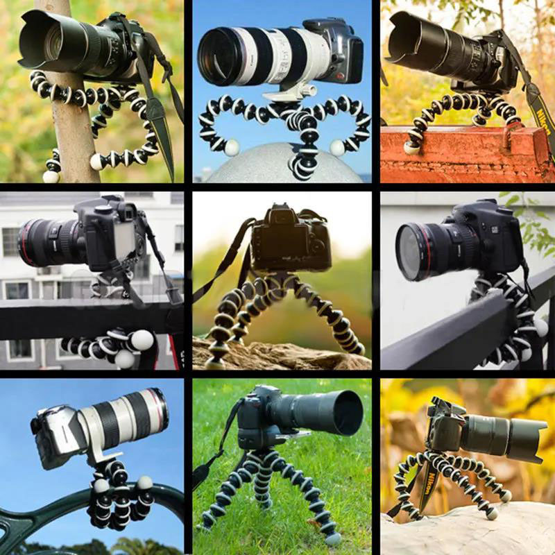 Mini Octopus Tripod Stand Flexible Gorillapode Camera Table Desk Holder For iphone Huawei Samsung Galaxy Note S23 S22 S21 S20 Xiaomi Canon Nikon Sony 