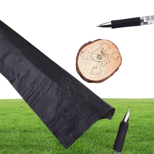 Gift Wrap 100 PcsSet A4 Size Copy Graphite Carbon Paper Painting Tracing For Wood Clothes Canvas Reusable Accessories XJ786487000