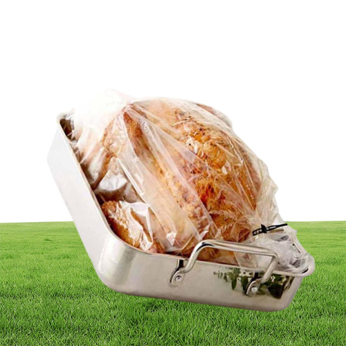 Disposable Dinnerware 100pcs Heat Resistance NylonBlend Slow Cooker Liner Roasting Turkey Bag For Cooking Oven Baking Bags Kitche
