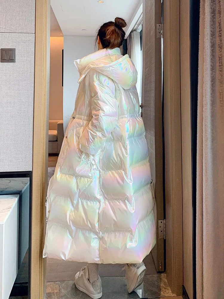 Women's Down Parkas 2023 Female Winter Waterproof Long Cotton Padded Jacket Women Hooded Thick Warm Snow Coat Fashion Oversized Outerwear 231023