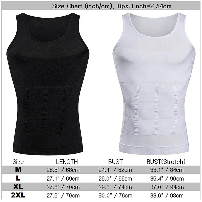 Waist Tummy Shaper Men Slimming Body Shaper Posture Corrector Tummy Control Shapewear Fat Burning Chest Corset Vest Modeling Compression T-Shirts 2310