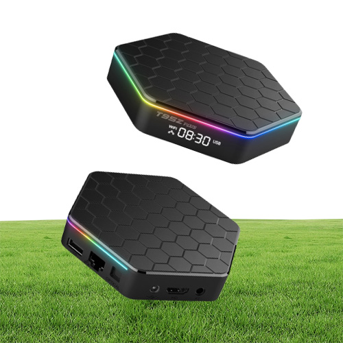 Android TV Box T95Z Plus Android 12 TV Box 4GB 64GB ROM Support WiFi6 Ethernet Output Plugs Bluetooth Ultral HD 6K
