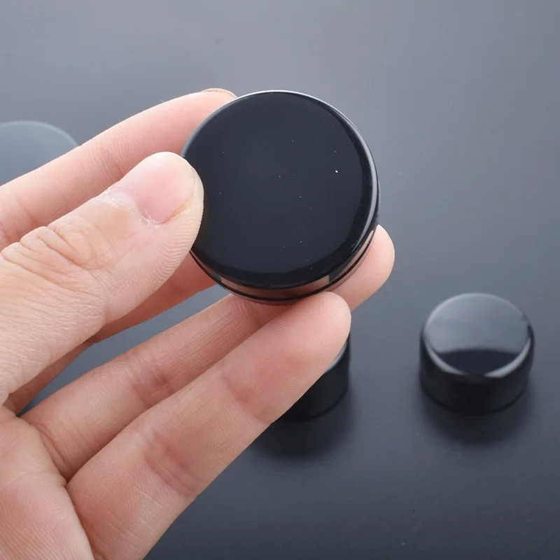 Perfume Bottle 50pcslot Empty 1g 2g 3g 5g 10g 20g Black Portable Cream Jar jars Pot Box Makeup Nail Art Cosmetic Bead Storage Container 231021