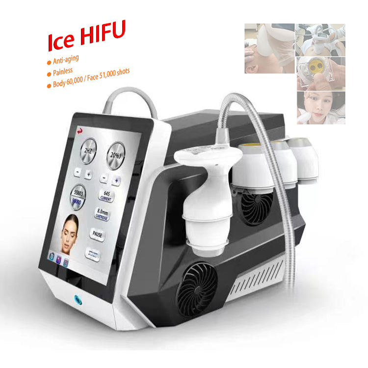 Strong Energy Frozen Hifu With Cooling System Removing Wrinkles Lifting And Tightening Body Shape Weight Loss Wrinkle Removal Hifu Tech Machine
