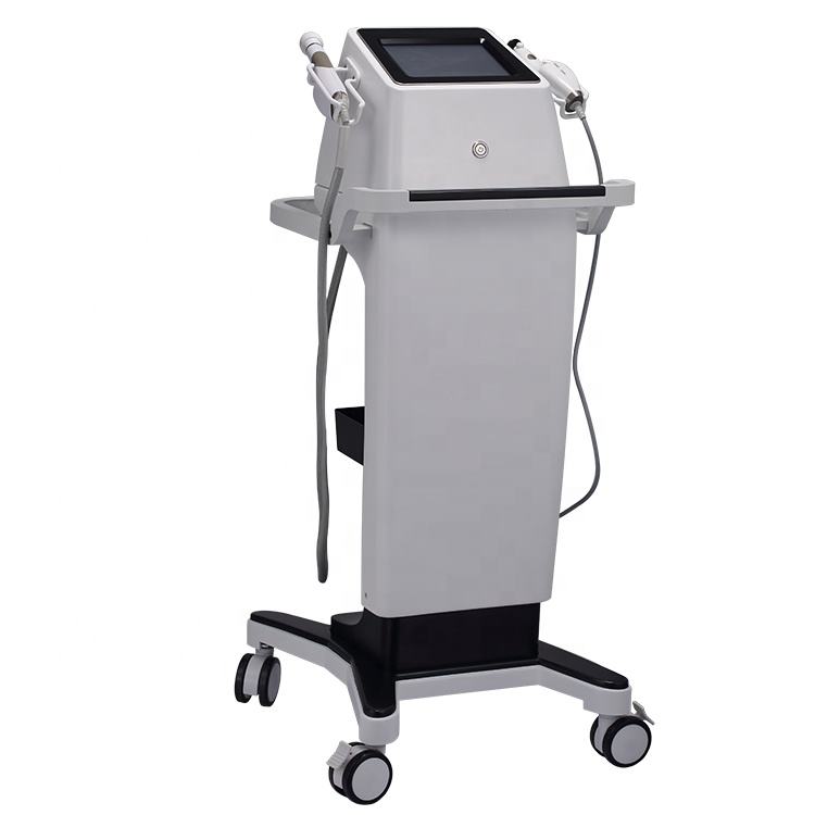 Plasma Skin Care Device Rejuvenation Smoothing Skin Wrinkle Acne Elimination Double Chin Improving Collagen Regeneration Plasma + Cold & Heat 2 Handle