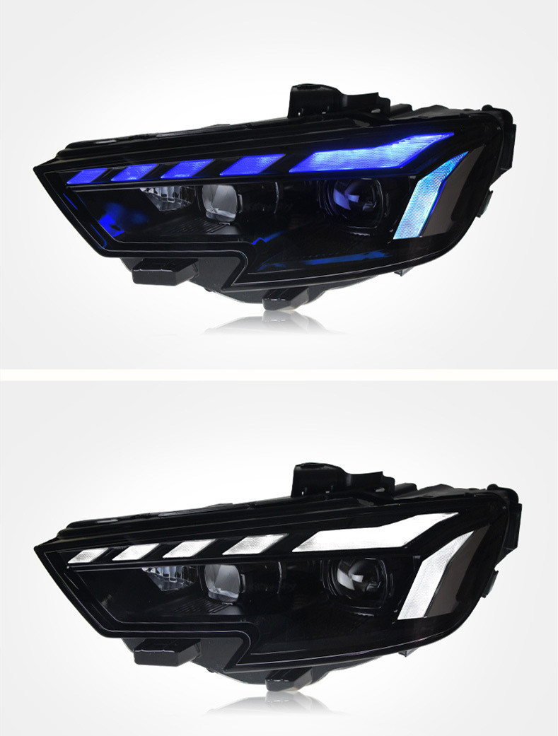 Car Styling Headlights for AUDI A3 20 17-20 20 LED Headlight Projector Lens Blue DRL Head Lamp Auto Accessories