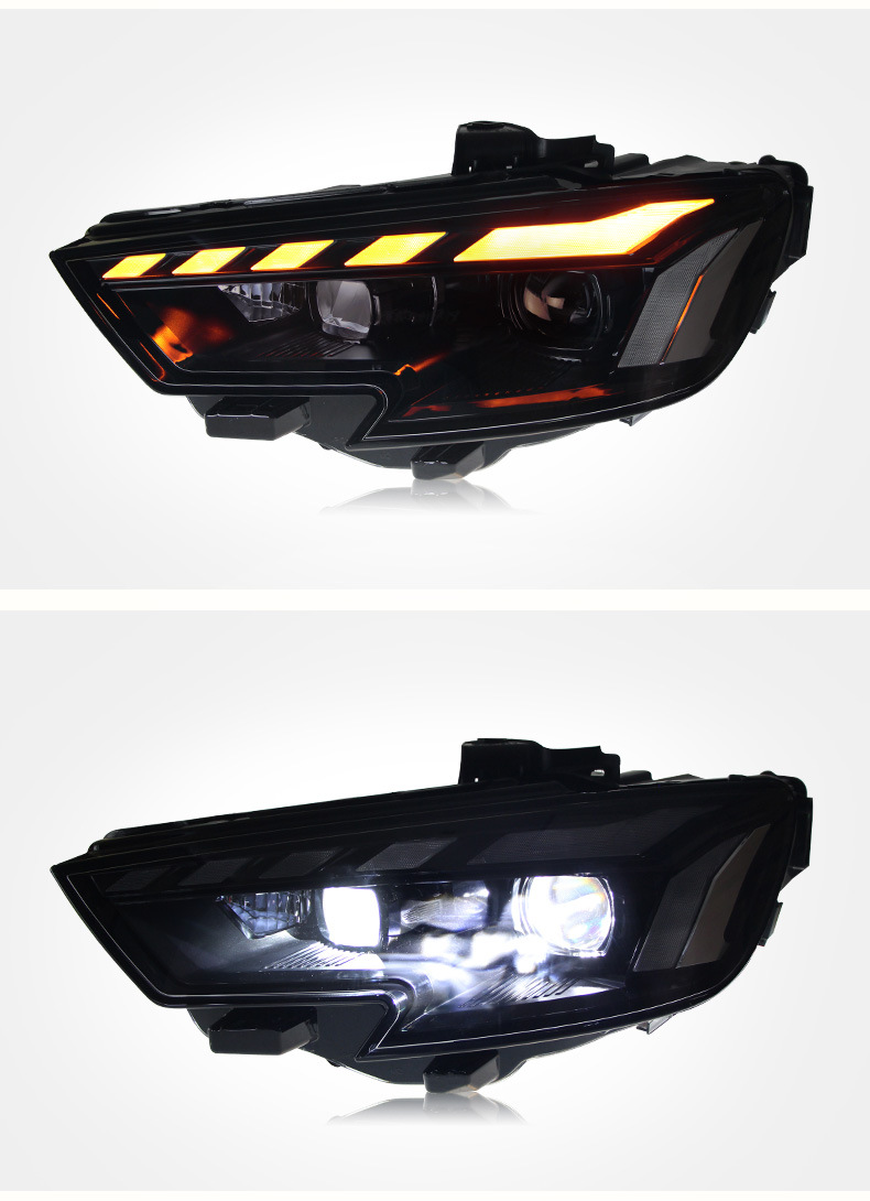 Car Styling Headlights for AUDI A3 20 17-20 20 LED Headlight Projector Lens Blue DRL Head Lamp Auto Accessories