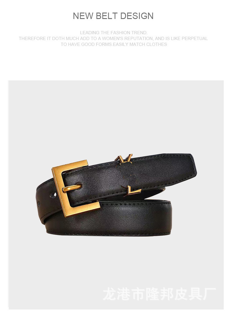 Top Designer black belts classic for womens fashion genuine leather casual waistband gold smooth buckle width 3color high quality real leathers ladies belt