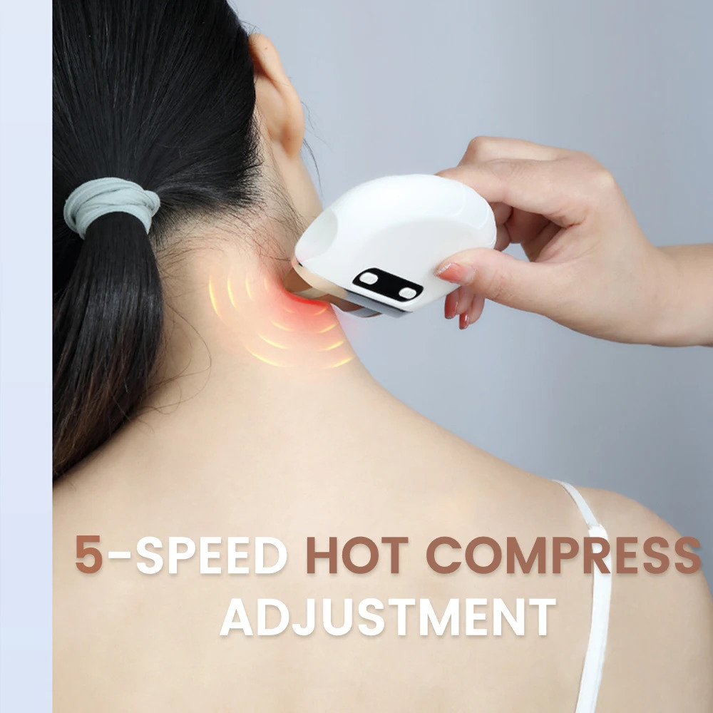 Face Care Devices Electric Lifting Guasha Board EMS Bianstone Gua Sha Scraping Massager Microcurrent Heating Vibration V Face Slim 231021