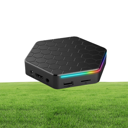 Android TV Box T95Z Plus Android 12 TV Box 4GB 64GB ROM Support WiFi6 Ethernet Output Plugs Bluetooth Ultral HD 6K