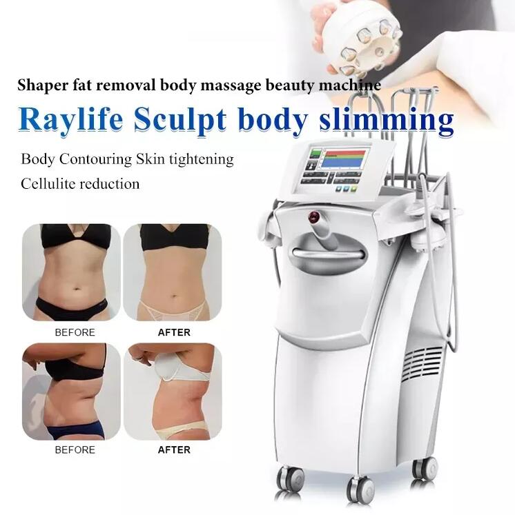 New arrival RF Vacuum Body Slimming Machine 4D Monopolar Multipolar Roller Massager Skin Tightening Face Lifting Spa Device With Free Original Logo