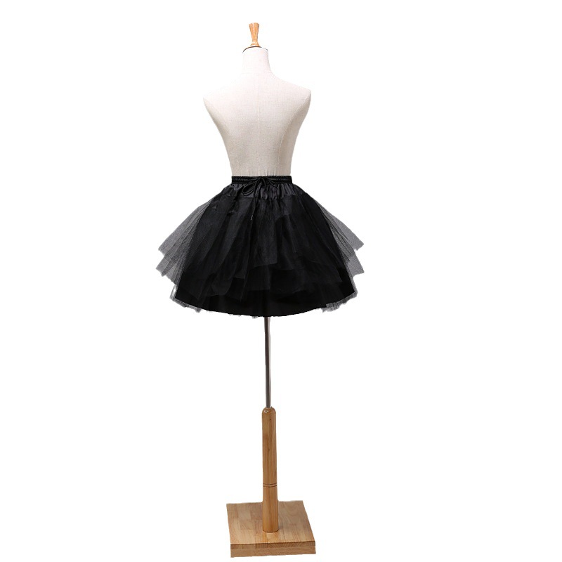 Black Bridal Petticoat Crinoline Underskirt Hoop Hoopless Mermaid Fishtail Petticoats