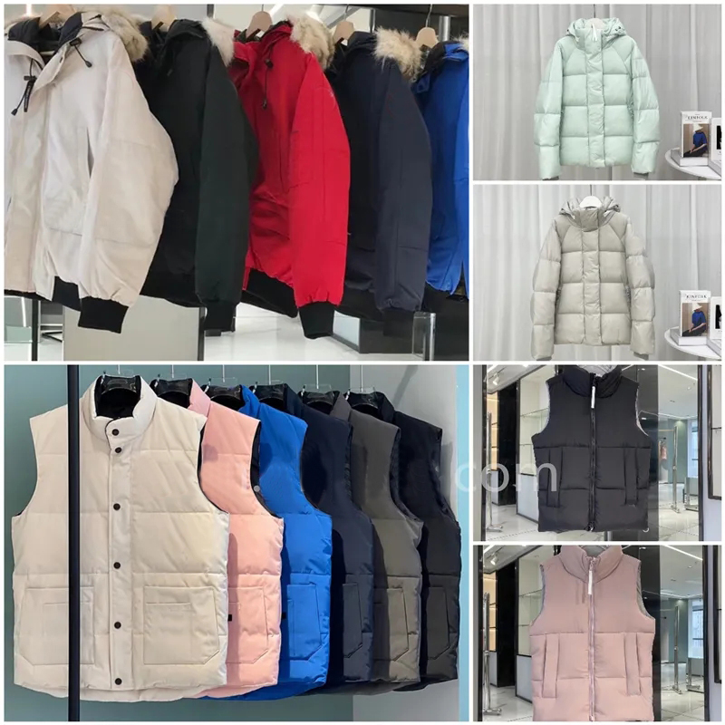 Premium Classic Down Jackets Fashion Vest Jacket for Women and Men XS-XXL