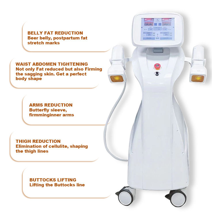 HIFU Machine Face Lifting Anti Aging Skin Tightening Focused Ultrasound Anti-wrinkle Weight Loss Belly Fat Reduction Machine Painless Treatment